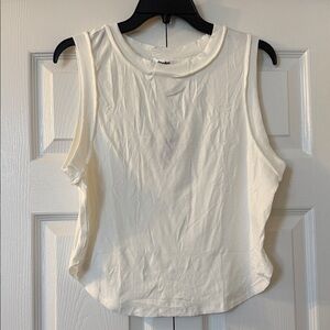 Zeagoo White Sleeveless Muscle Tee NWT XL
